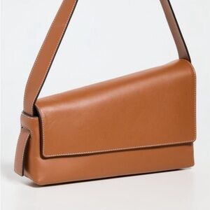 Staud acute shoulder bag in brown